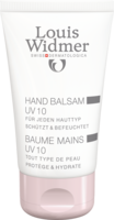 WIDMER Hand Balsam UV 10 unparfümiert